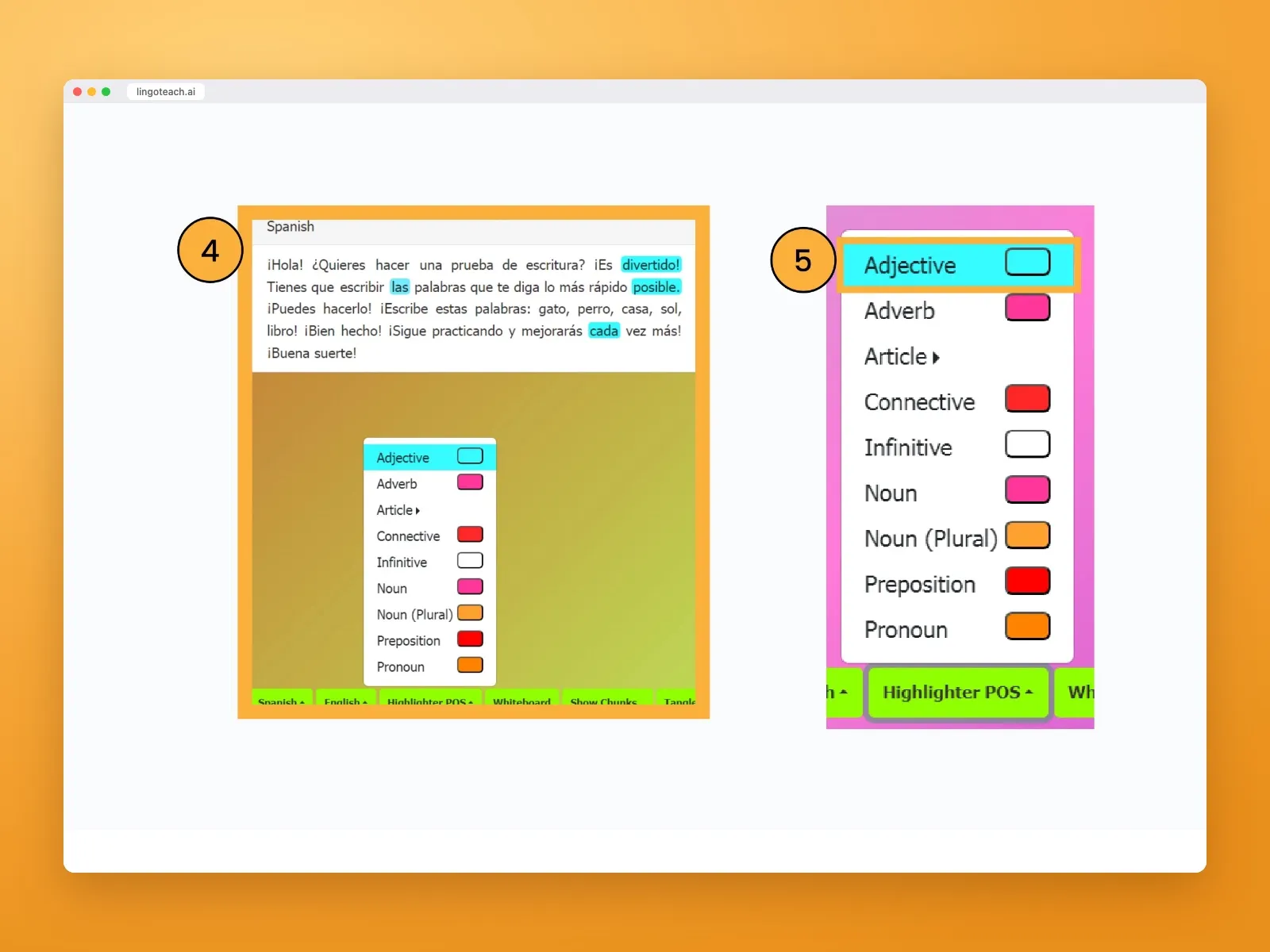 LingoTeach product screenshot 2