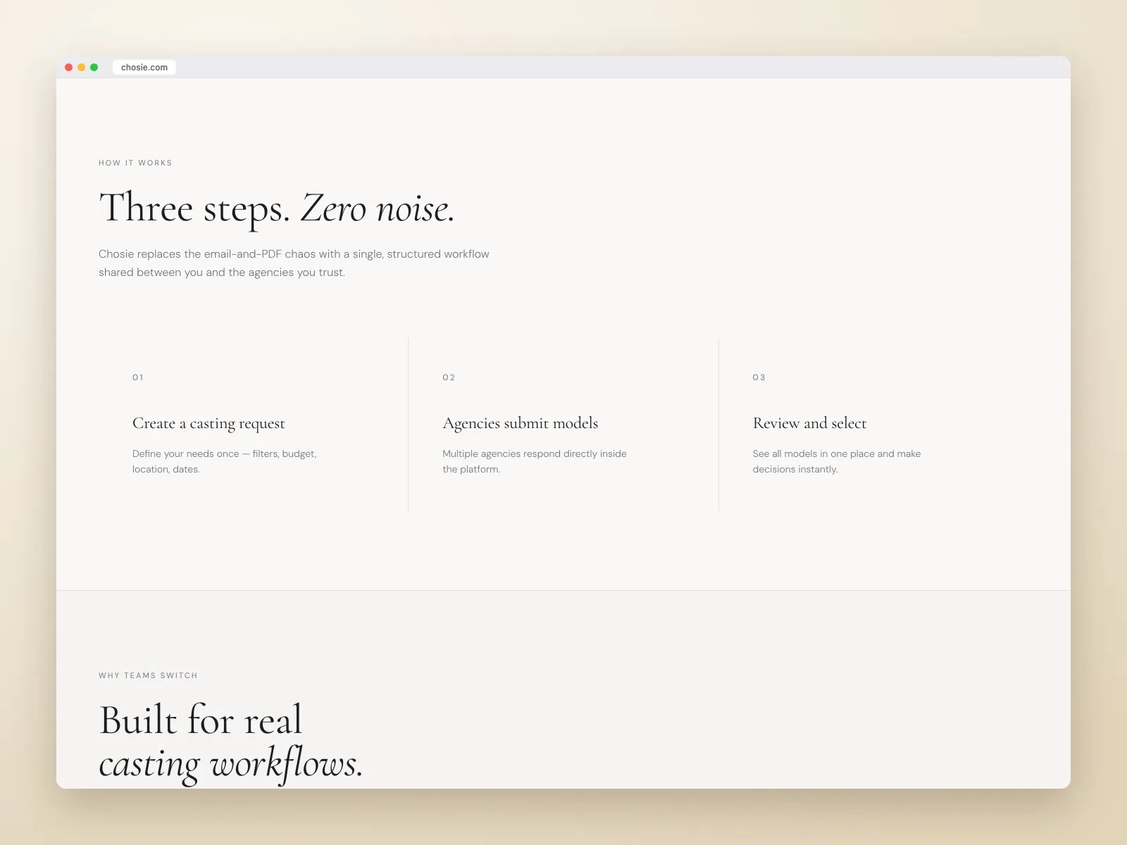 Chosie product screenshot 2