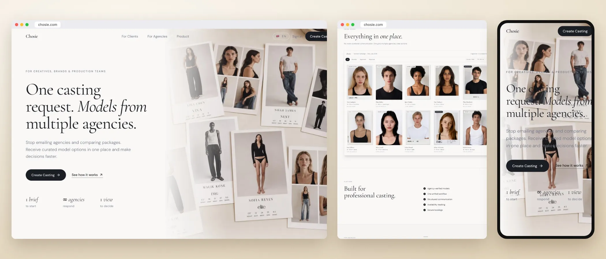 Chosie product screenshot 1